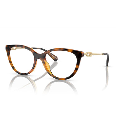 Emporio Armani Occhiali da Vista EA4213U 50261W Marrone Lucido Trasparente con 2 Clip Donna  2