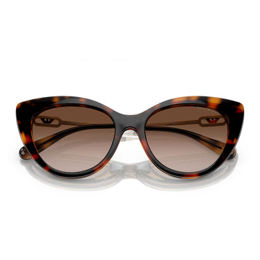 Emporio Armani Occhiali da Vista EA4213U 50261W Marrone Lucido Trasparente con 2 Clip Donna  6