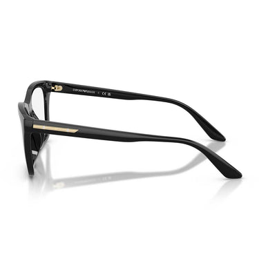 Emporio Armani Occhiali da Vista EA4274BU 50171W Nero Lucido/Trasparente con 2 Clip Donna 3