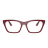 Emporio Armani Occhiali da Vista EA4274BU 52611W Bordeaux Lucido/Trasparente con 2 Clip Donna