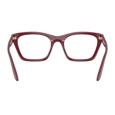 Emporio Armani Occhiali da Vista EA4274BU 52611W Bordeaux Lucido/Trasparente con 2 Clip Donna 4