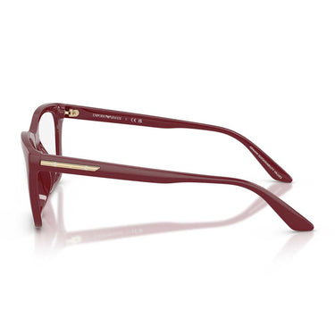 Emporio Armani Occhiali da Vista EA4274BU 52611W Bordeaux Lucido/Trasparente con 2 Clip Donna 2