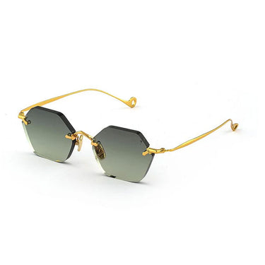 Eyepetizer Sunglasses CARNABY C.4-52 Gold/Green Gradient Unisex 2