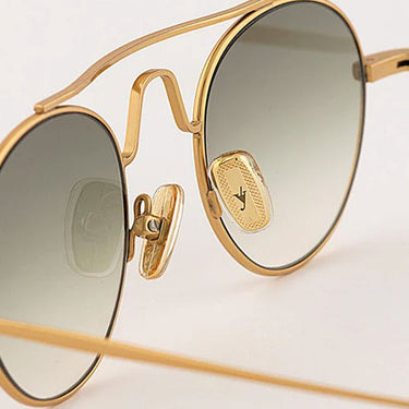 Eyepetizer Sunglasses Cosmopolitan TRIBECA C.4-25 Gold/Smoky Green Unisex