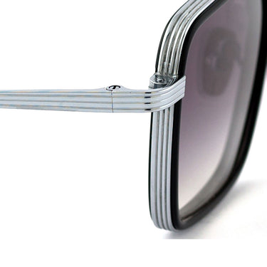 Eyepetizer Sunglasses GLIDE C.A-1-27 Silver/Smoky Gray Unisex 3
