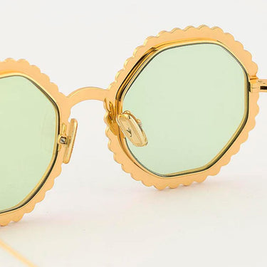 Eyepetizer Sunglasses Gatsby JORDAN C.4-1 Gold Green Gradient Unisex 4