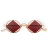Eyepetizer Okulary Przeciwsłoneczne SQUARE C.9-9 Złoto Różowe/Różowe Cieniowane Unisex