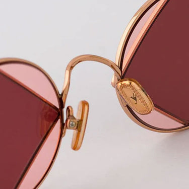 Eyepetizer Okulary Przeciwsłoneczne SQUARE C.9-9 Złoto Różowe/Różowe Cieniowane Unisex 3