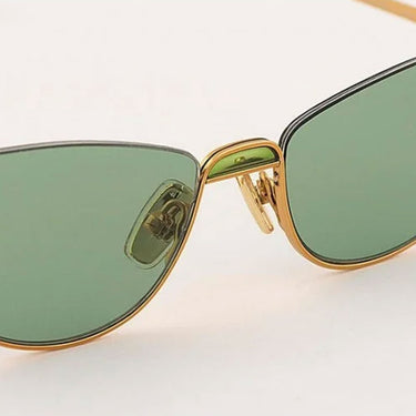Eyepetizer Okulary Przeciwsłoneczne Tokyo ODAIBA C.4-64 Złoto/Zielony Unisex 3