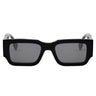 Fendi Diagonal Nero Rettangolare Occhiali da Sole