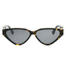 Fendi FF Diamonds Marrone Cat-Eye Occhiali da Sole