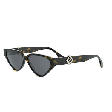 Fendi FF Diamonds Marrone Cat-Eye Occhiali da Sole 2