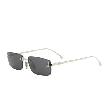 Fendi First Crystal Oro Rettangolare Occhiali da Sole 2