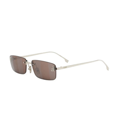 Fendi First Crystal Oro Rettangolare Occhiali da Sole 2