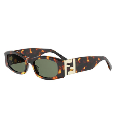 Fendi Forever Marrone Rettangolare Occhiali da Sole