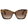 Fendi Lettering Marrone Farfalla Occhiali da Sole