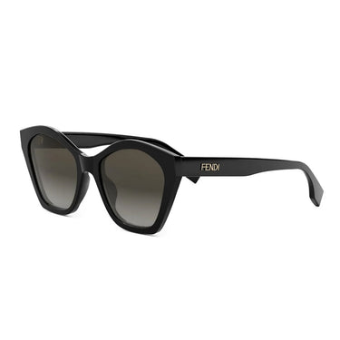Fendi Lettering Czarny Motyl Okulary Przeciwsłoneczne