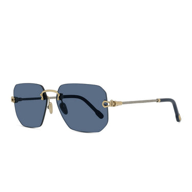 Fred Okulary Przeciwsłoneczne FG40067U 30V Manille Cable Oro/Blu Damskie