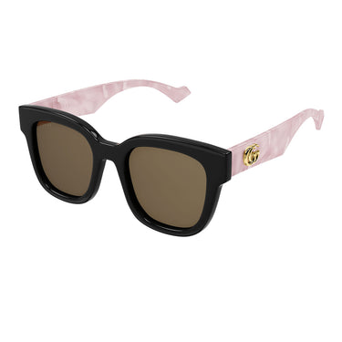 Gucci Okulary Przeciwsłoneczne GG0998S 005 Czarny/Brązowy Damskie 2