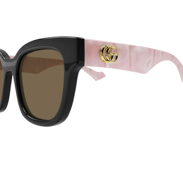 Gucci Okulary Przeciwsłoneczne GG0998S 005 Czarny/Brązowy Damskie 3