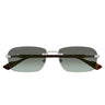 Gucci Okulary Przeciwsłoneczne GG1221S 008 Srebrny/Brązowy Męskie