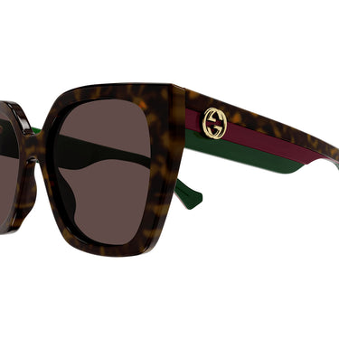 Gucci Okulary Przeciwsłoneczne GG1300S 002 Havana-Marrone Damskie 2