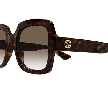 Gucci Okulary Przeciwsłoneczne GG1337S 003 Brązowy/Brązowy Damskie