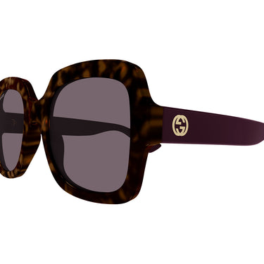 Gucci Okulary Przeciwsłoneczne GG1337S 009 Havana/Viola Damskie 2