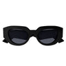 Gucci Okulary Przeciwsłoneczne GG1421S 001 Czarny/Ciemnoszary Unisex