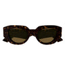 Gucci Okulary Przeciwsłoneczne GG1421S 002 Havana/Marrone Unisex