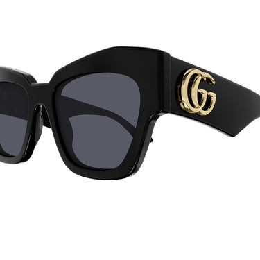 Gucci Okulary Przeciwsłoneczne GG1422S 001 Czarny/Ciemnoszary Unisex 3
