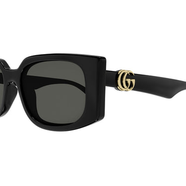 Gucci Okulary Przeciwsłoneczne GG1534S 001 Czarny-Ciemnoszary Damskie 2