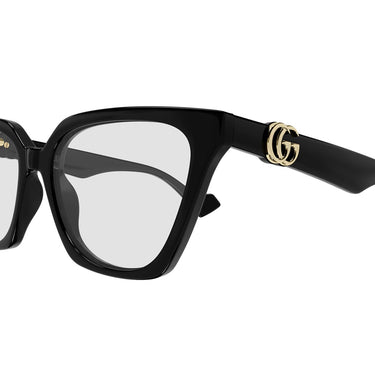 Gucci Okulary Przeciwsłoneczne GG1542S 001 Czarny-Przezroczysty z klipsem damskie 6