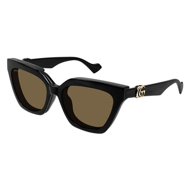 Gucci Okulary Przeciwsłoneczne GG1542S 001 Czarny-Przezroczysty z klipsem damskie 8
