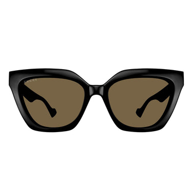 Gucci Okulary Przeciwsłoneczne GG1542S 001 Czarny-Przezroczysty z klipsem damskie