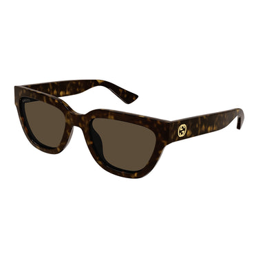 Gucci Okulary Przeciwsłoneczne GG1578S 002 Brązowy Brązowy Damskie 2