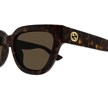 Gucci Okulary Przeciwsłoneczne GG1578S 002 Brązowy Brązowy Damskie 3