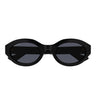 Gucci Okulary Przeciwsłoneczne GG1579S 001 Czarny Szary Damskie