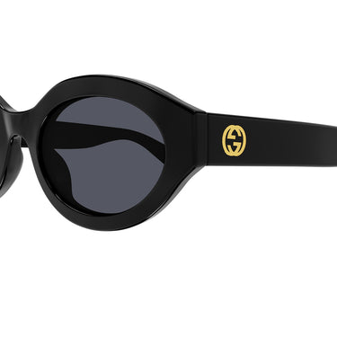 Gucci Okulary Przeciwsłoneczne GG1579S 001 Czarny Szary Damskie 3