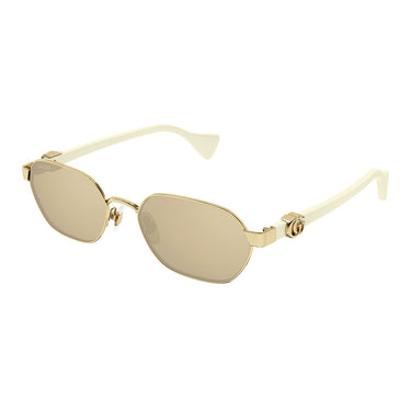 Gucci Okulary Przeciwsłoneczne GG1593S 002 Złoty/Różowy Unisex