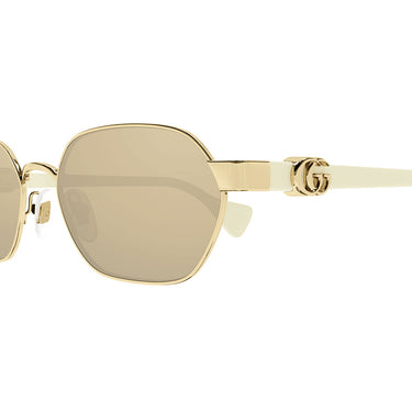Gucci Okulary Przeciwsłoneczne GG1593S 002 Złoty/Różowy Unisex