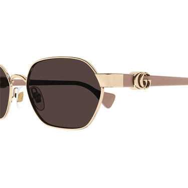 Gucci Okulary Przeciwsłoneczne GG1593S 003 Złoto-Fioletowy Unisex 2