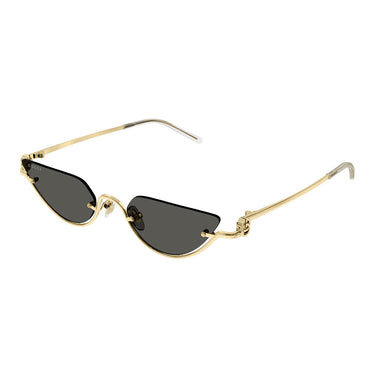 Gucci Okulary Przeciwsłoneczne GG1603S 001 Złoty/Szary Unisex