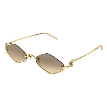 Gucci Okulary Przeciwsłoneczne GG1604S 003 Złoto-Pomarańczowe Unisex 1