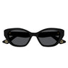 Gucci Okulary Przeciwsłoneczne GG1638S 001 Czarny-Szary Damskie