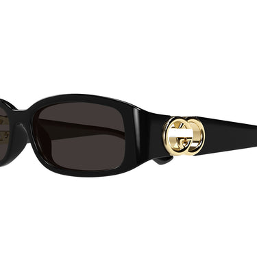 Gucci Okulary Przeciwsłoneczne GG1661S 001 Czarny/Szary Unisex 4