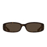 Gucci Okulary Przeciwsłoneczne GG1661S 002 Brązowy Brązowy Unisex 1