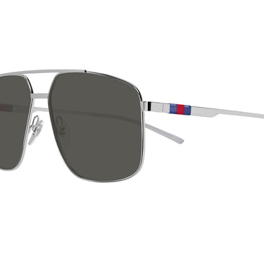 Gucci Okulary Przeciwsłoneczne GG1676S 001 Srebrny/Szary Męskie