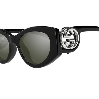 Gucci Okulary Przeciwsłoneczne GG1691S 001 Czarny/Szary Lustro Unisex 3