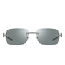 Gucci Okulary Przeciwsłoneczne GG1703S 002 Srebrno-Zielone Lustrowane Unisex